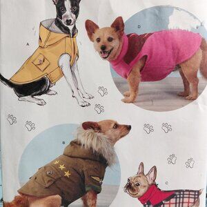 Simplicity Dog Coat Pattern #S8861